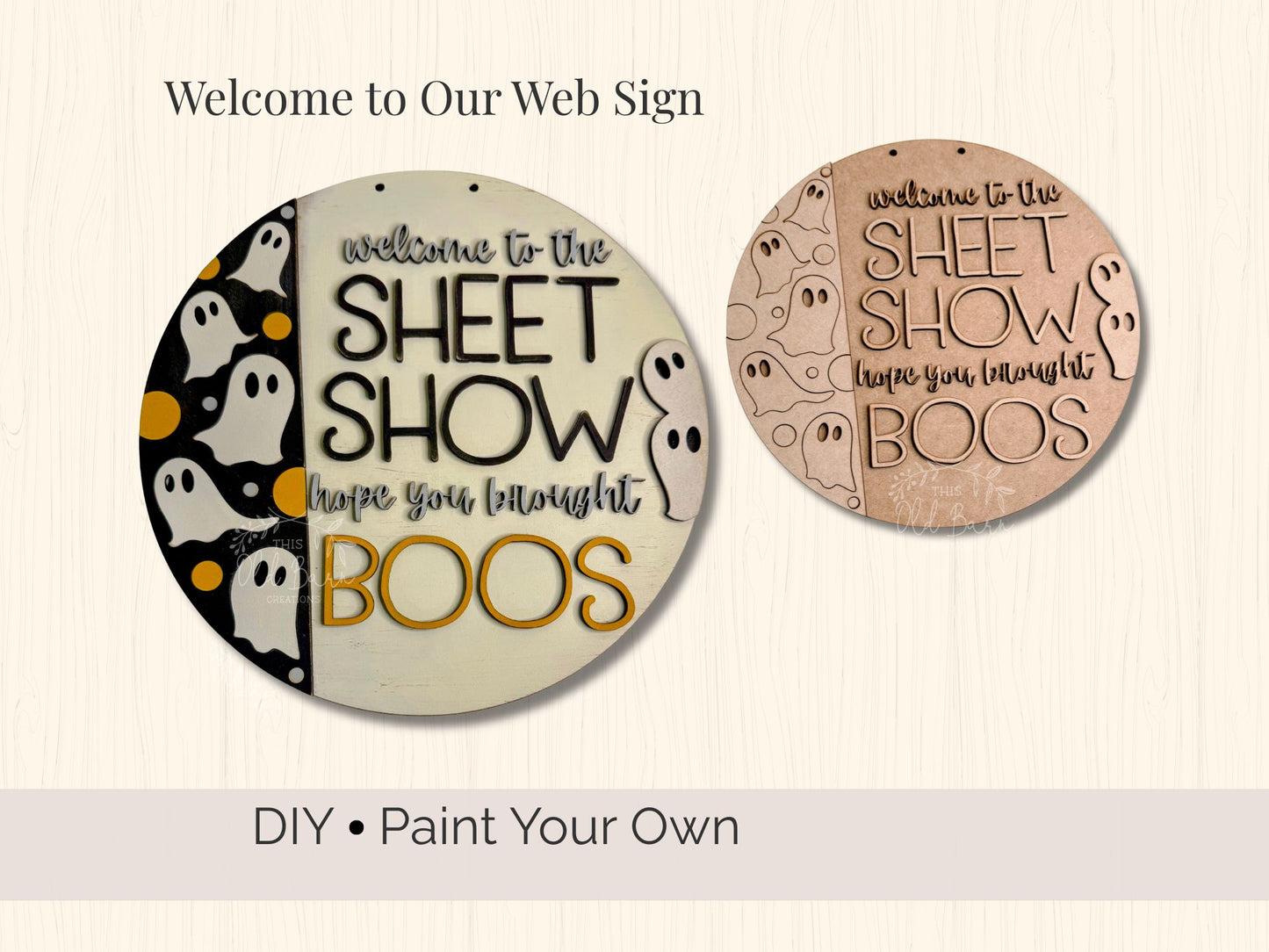 Welcome to the Sheet Show Door Hanger DIY Blank Kit