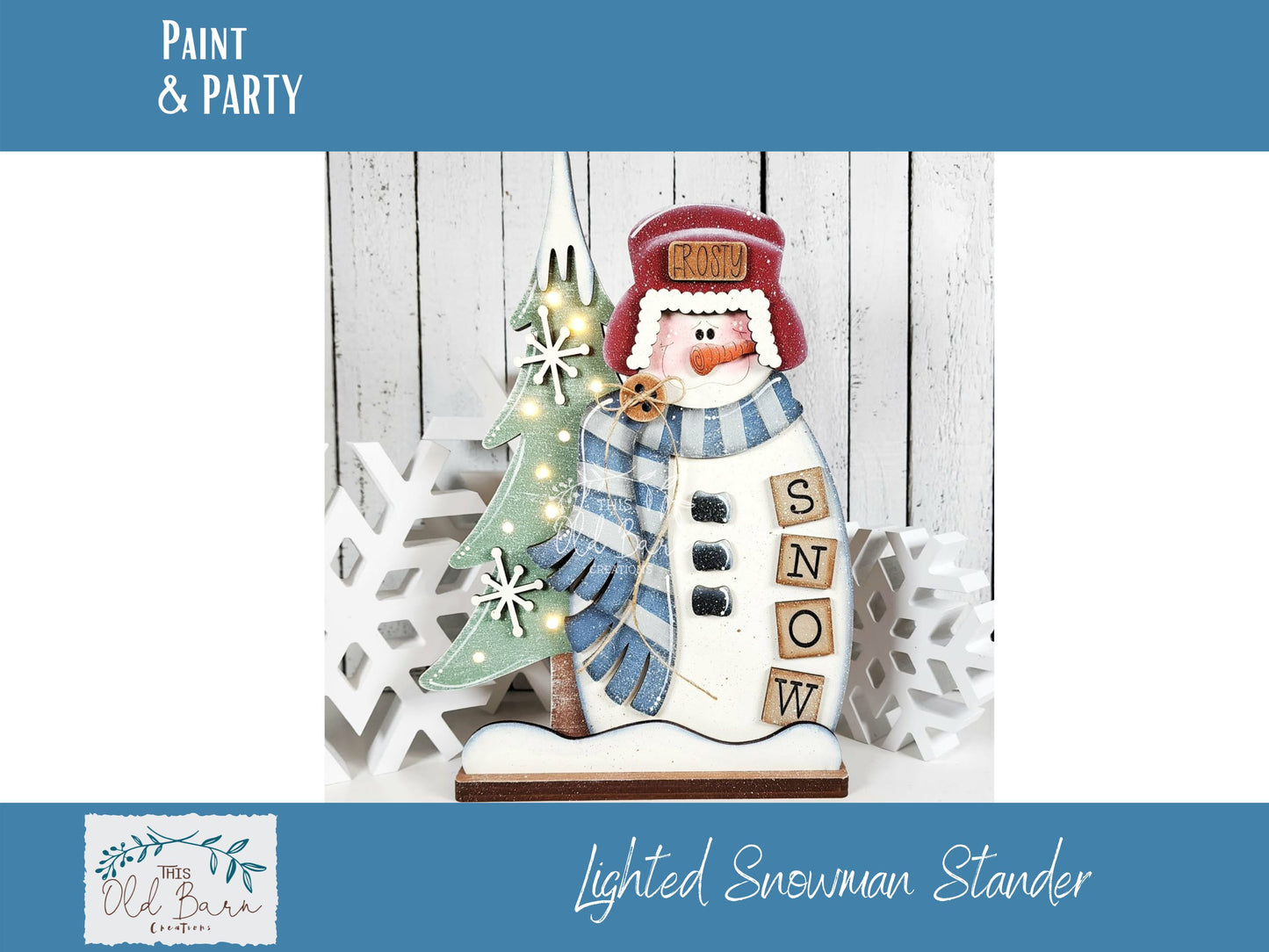 Paint and Party IN THE BARN — December 14, 2025 – 1:30 PM