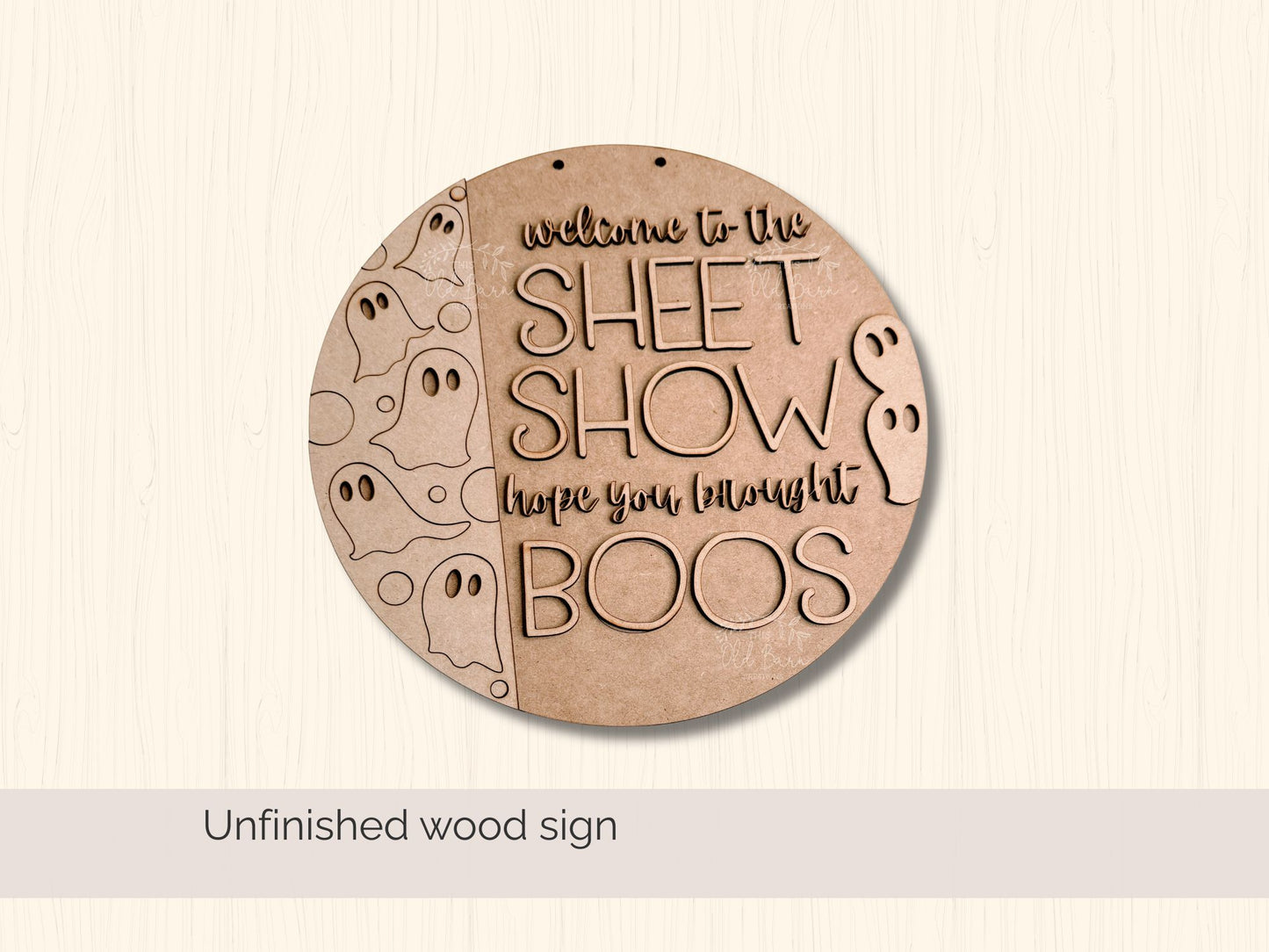 Welcome to the Sheet Show Door Hanger DIY Blank Kit