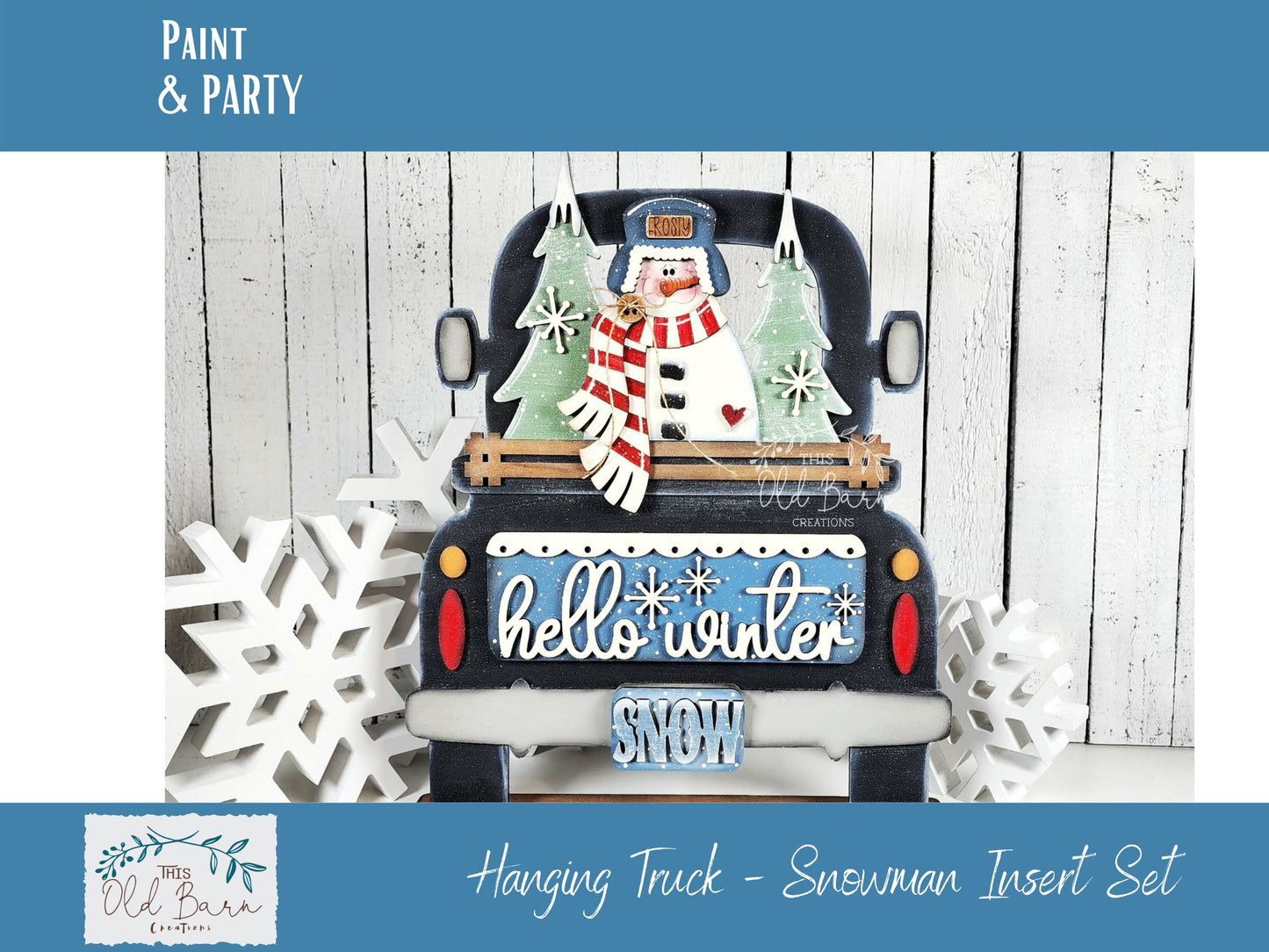 Paint and Party IN THE BARN — December 14, 2025 – 1:30 PM