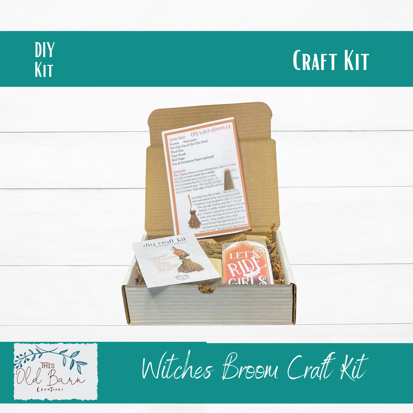 Witches Broom Craft Kit