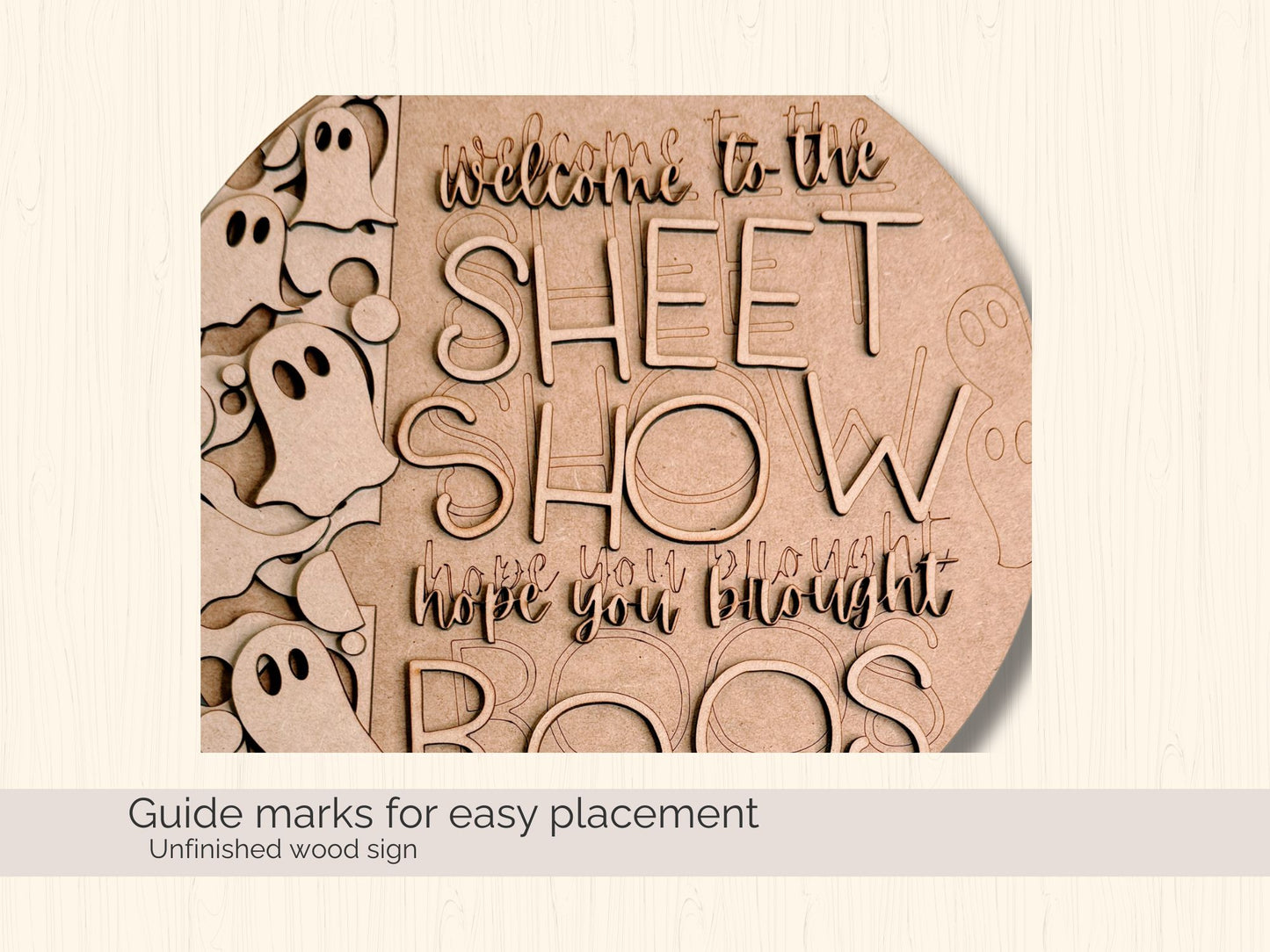 Welcome to the Sheet Show Door Hanger DIY Blank Kit