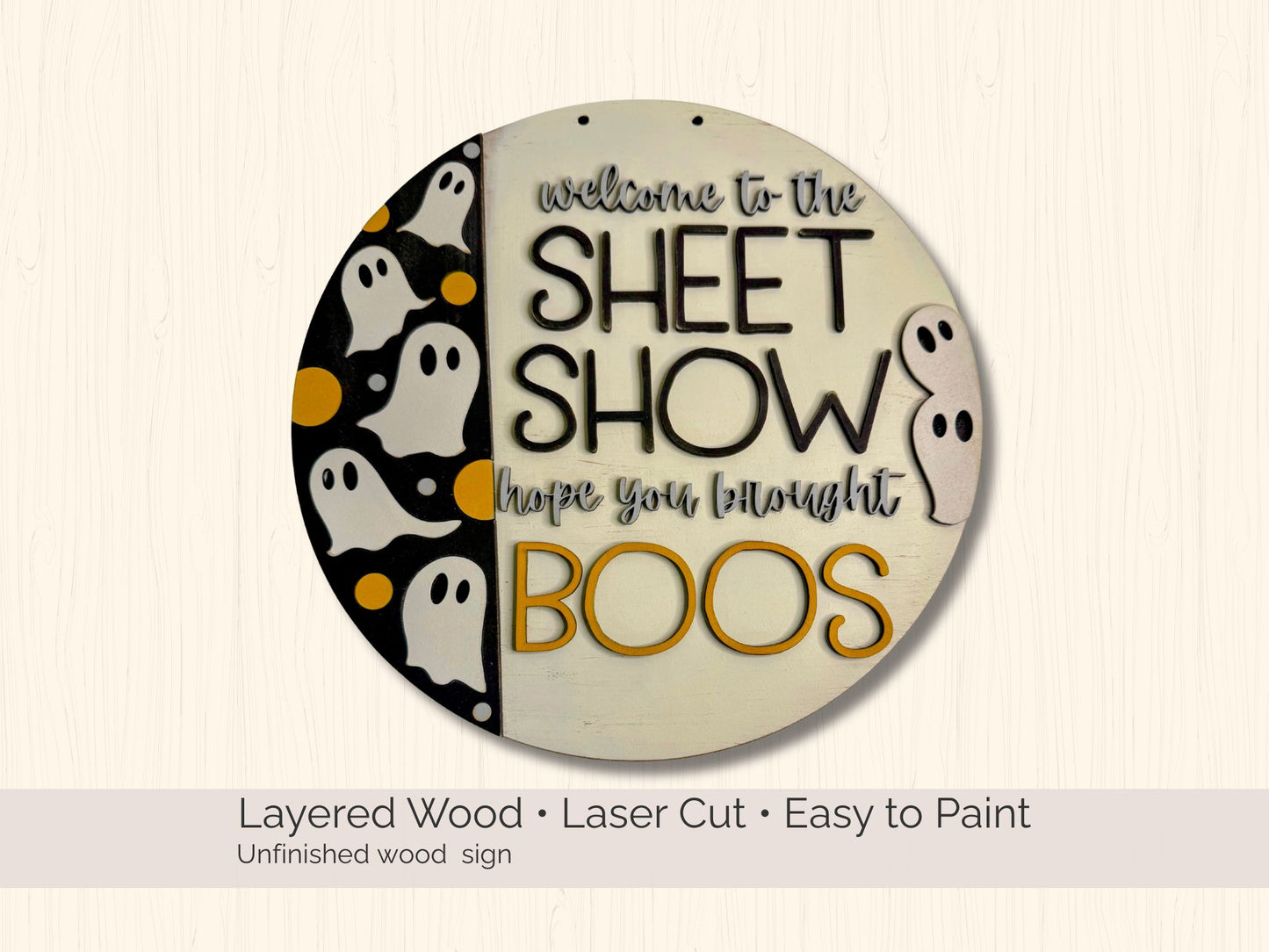 Welcome to the Sheet Show Door Hanger DIY Blank Kit