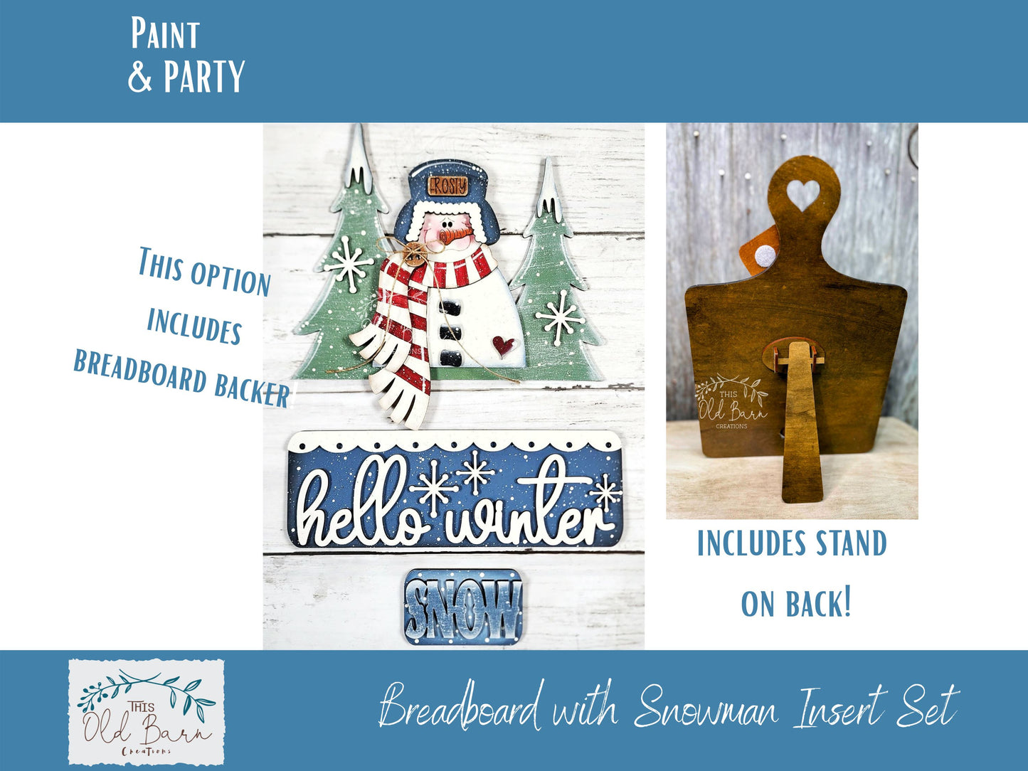Paint and Party IN THE BARN — December 14, 2025 – 1:30 PM