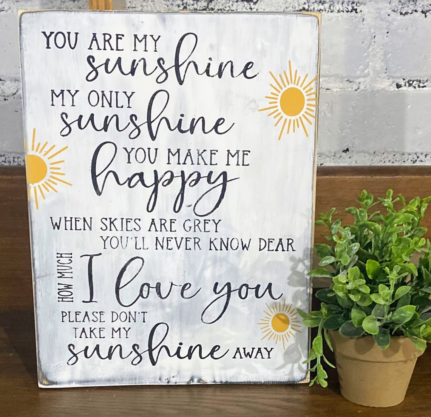 You are my Sunshine Sign | Rustic Sunshine sign