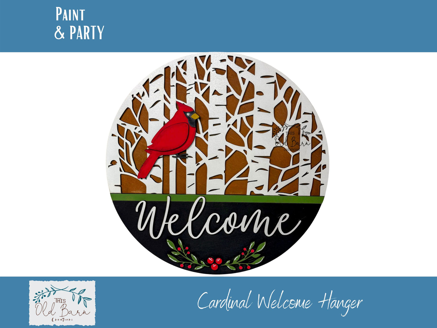 Paint and Party IN THE BARN — December 14, 2025 – 1:30 PM